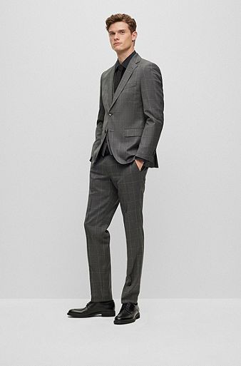 Men Party Suit Men's Clothing Men Black Suit for Groom Wedding Suit Slim Fit Suit for Men 34 / 26