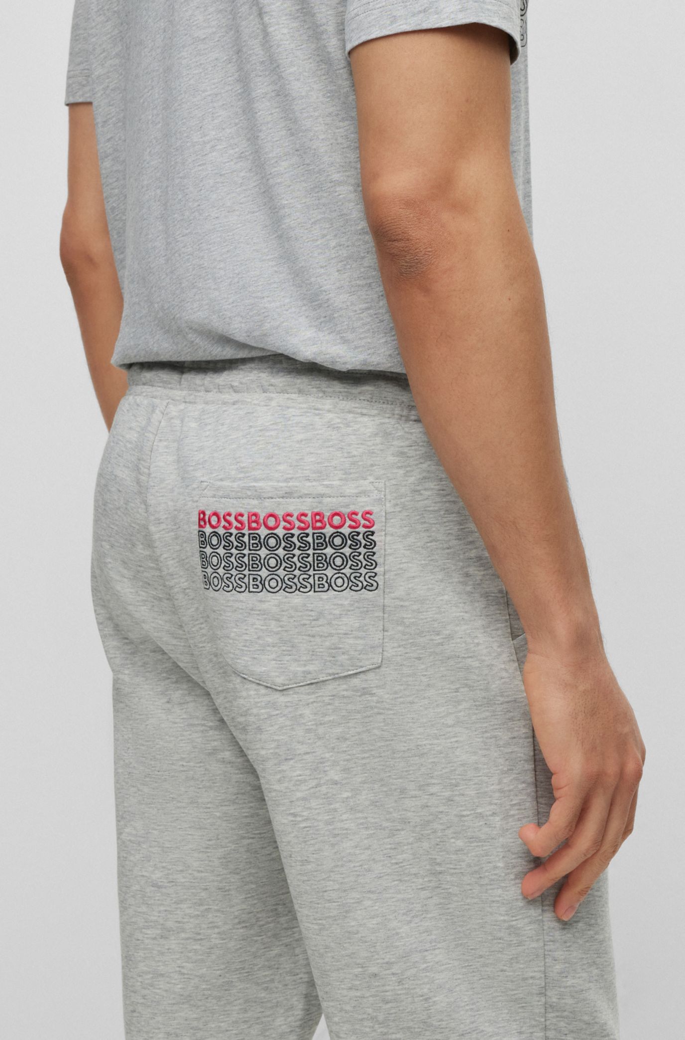 Grey hugo boss clearance joggers