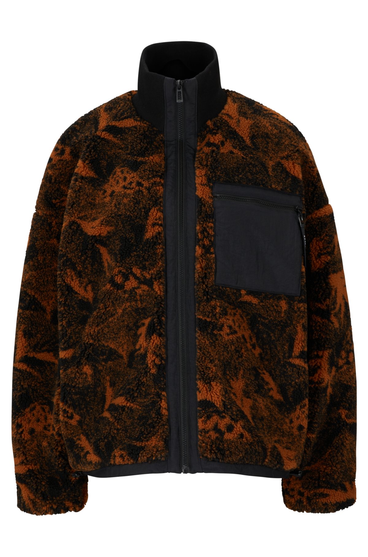 Monogram Fleece Jacquard Jacket, Burberry