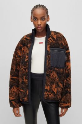 Cheap hugo boss camo jacket Clearance BOSS Zip up hooded jacket