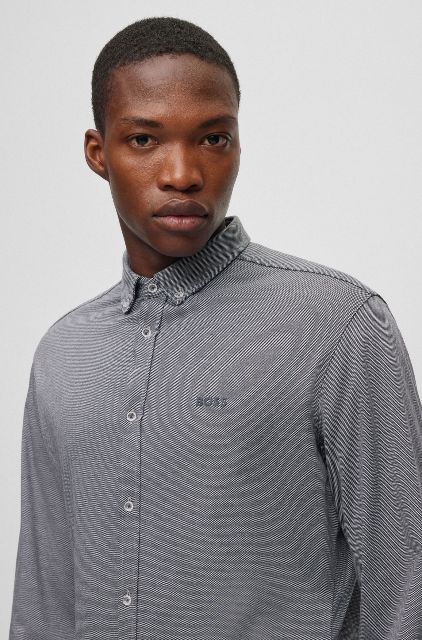 Hugo boss hot sale button down