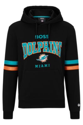 HUGO BOSS BOSS X NFL COTTON-TERRY HOODIE WITH COLLABORATIVE BRANDING