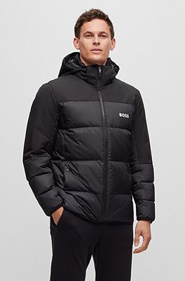 Mens black deals hugo boss jacket