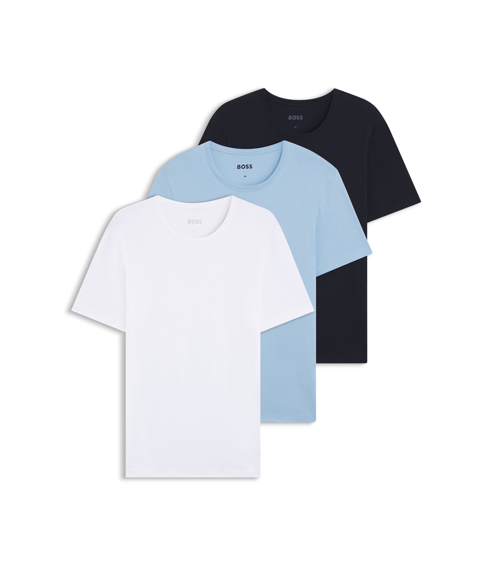 Dreierpack T-Shirts aus Baumwolle