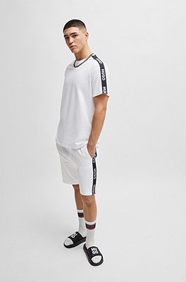 HUGO - Slides mit Logo-Riemen 