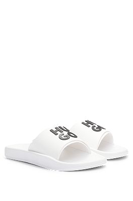 White hugo shop boss sliders