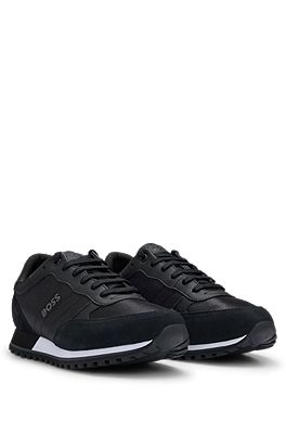 Hugo boss suede deals trainers