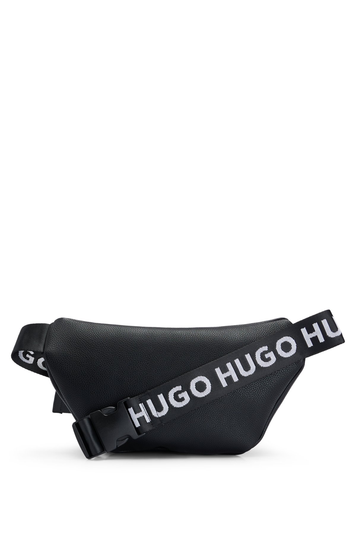 HUGO - Kornet bæltetaske, hvis bælte har gentagne logoer