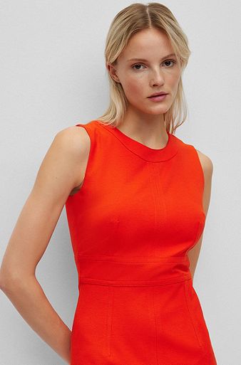 für von Orange HUGO Business-Kleider BOSS in Damen Die schönsten