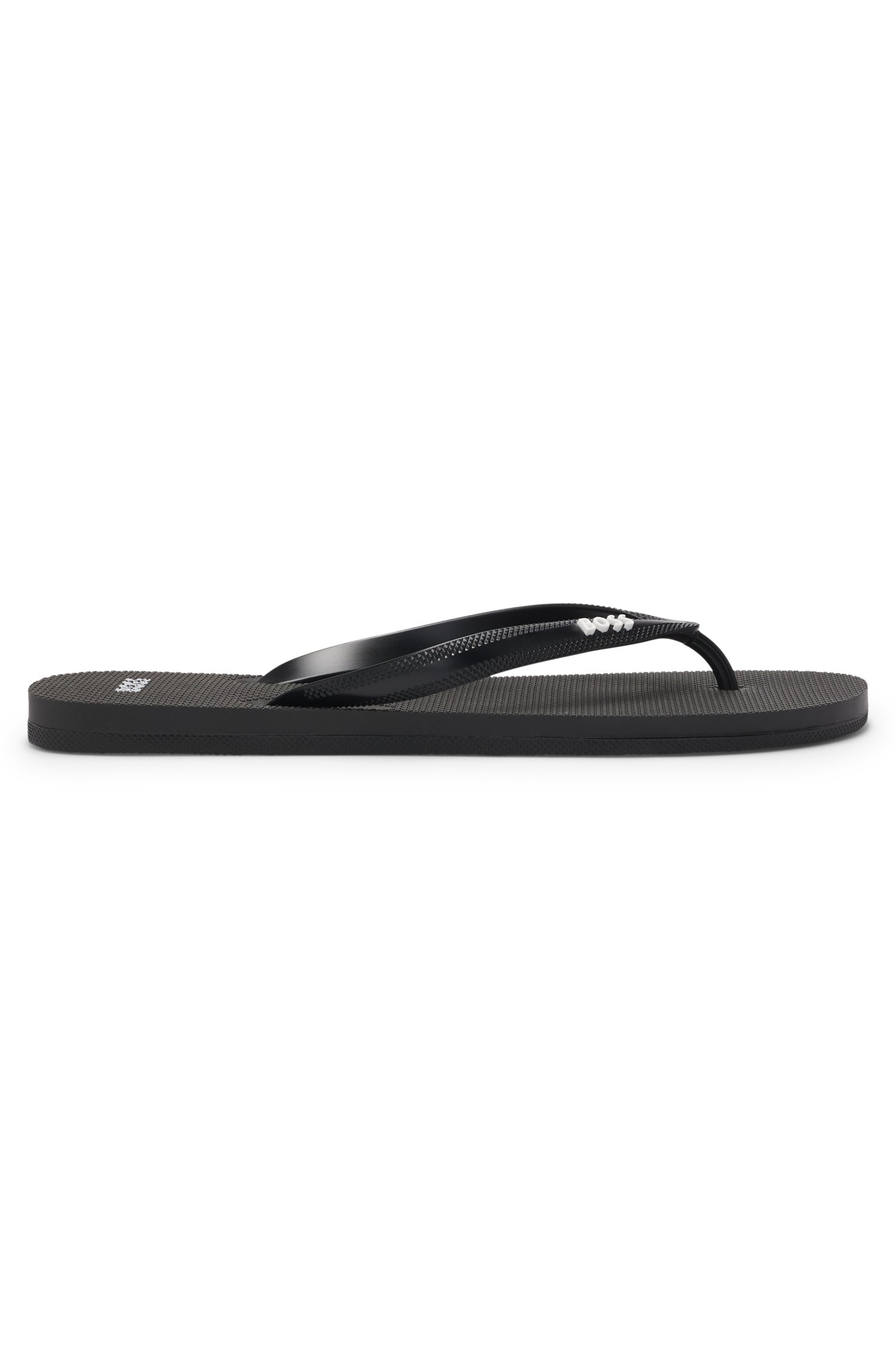 Boss Italian-made flip-flops with contrast logo detail sandaler herr – bild 3