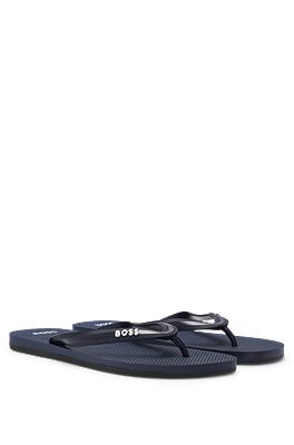 Mens boss flip flops sale