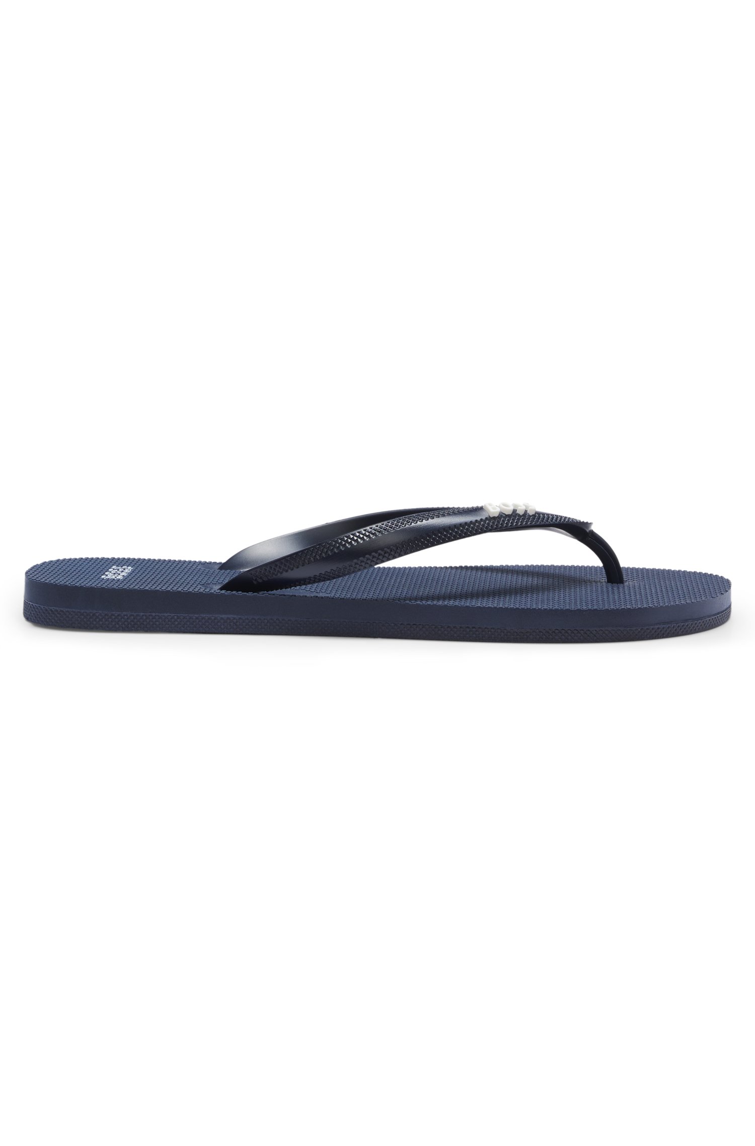 Boss Italian-made flip-flops with contrast logo detail sandaler herr – bild 2