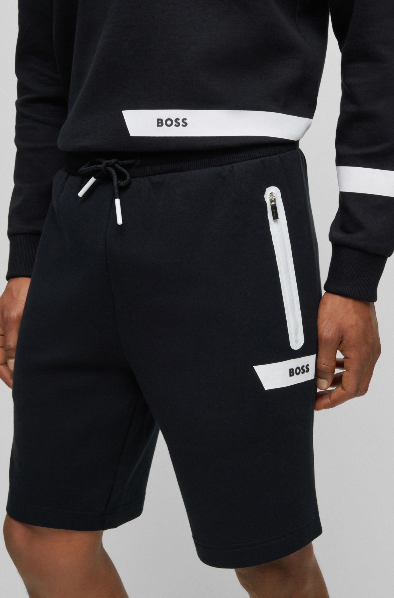 Hugo boss sweat on sale shorts