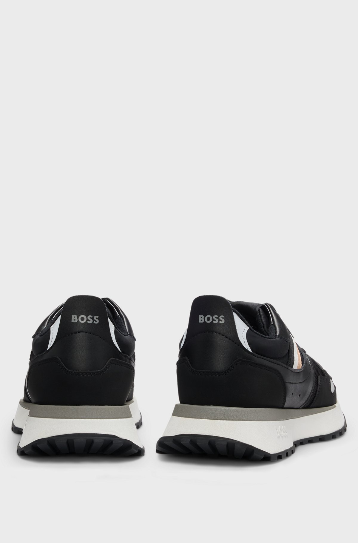 BOSS - Running-style trainers with EVA-rubber outsole - Black BOSS - Running-style trainers with EVA-rubber outsole - Black