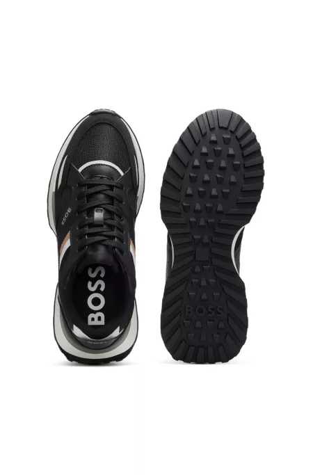 Running-style trainers with EVA-rubber outsole