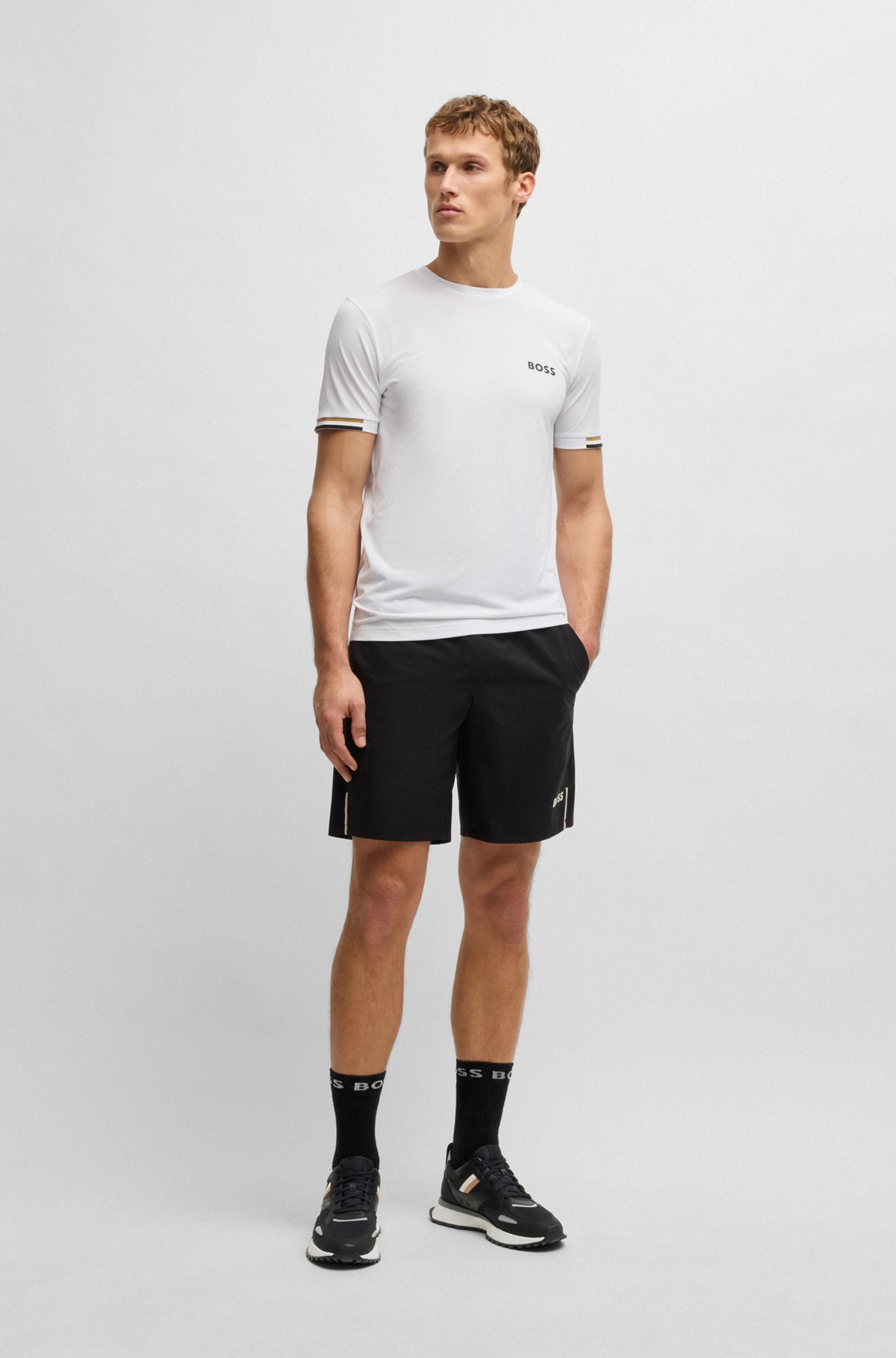 BOSS - Running-style trainers with EVA-rubber outsole - Black BOSS - Running-style trainers with EVA-rubber outsole - Black