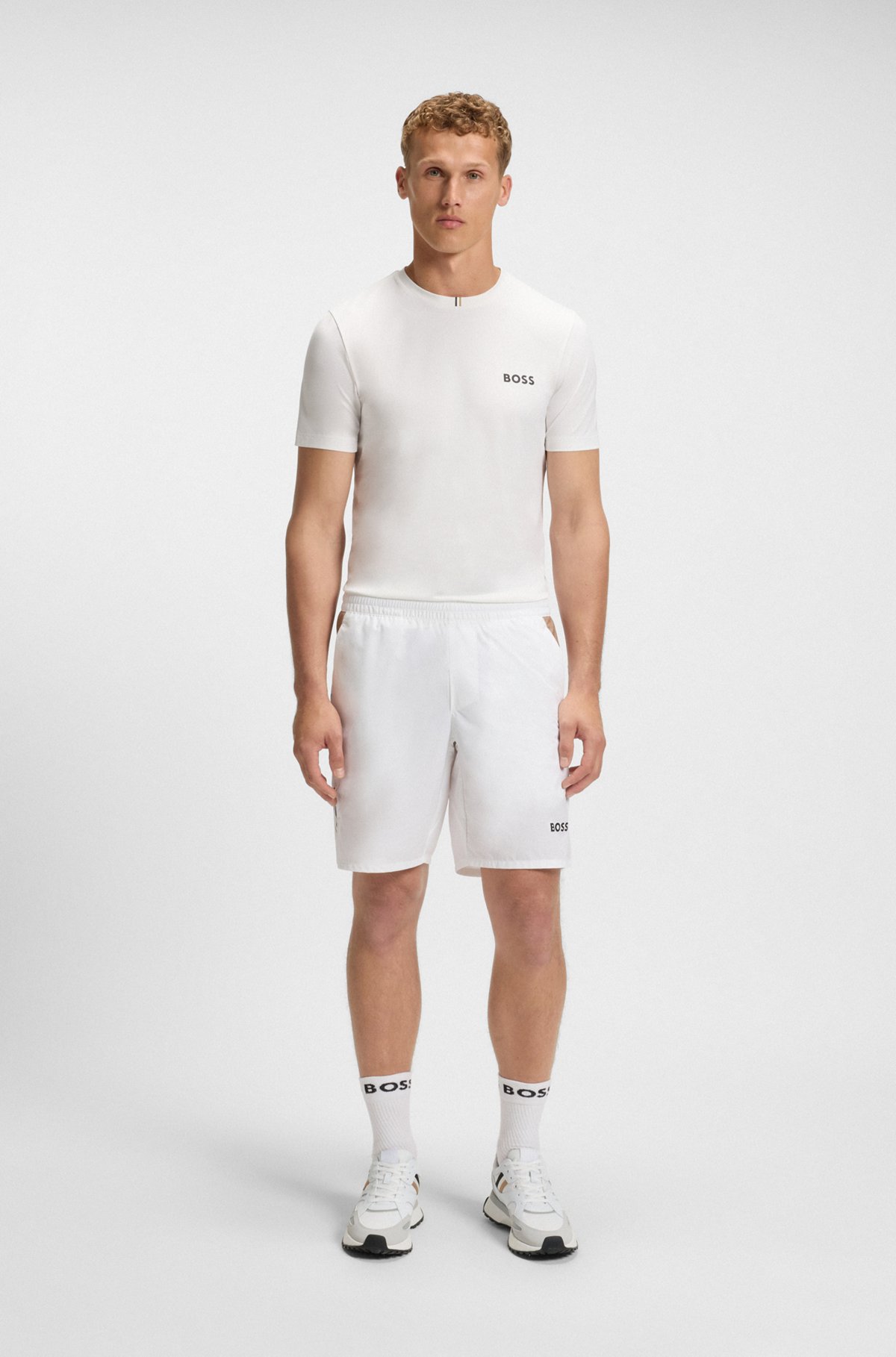 BOSS - Running-style trainers with EVA-rubber outsole - White BOSS - Running-style trainers with EVA-rubber outsole - White