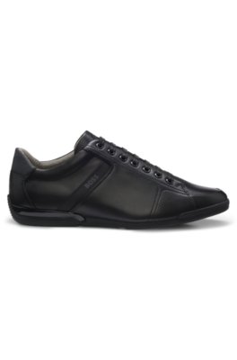 Boss Leather trainers with odour-control lining låga sneakers herr – bild 3