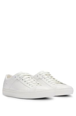 HUGO - Lace-up trainers in leather with subtle branding