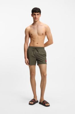 Mules avec bride logo, Noir