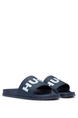 HUGO Slides with logo strap