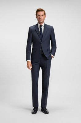 Leather Derby shoes with signature trims, Black