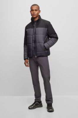 BOSS Thermoregulating regularfit sweater with logo print