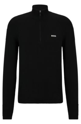 Boss zimex zip neck sweater new arrivals