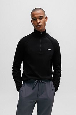 Hugo boss clearance quarter zip jumper