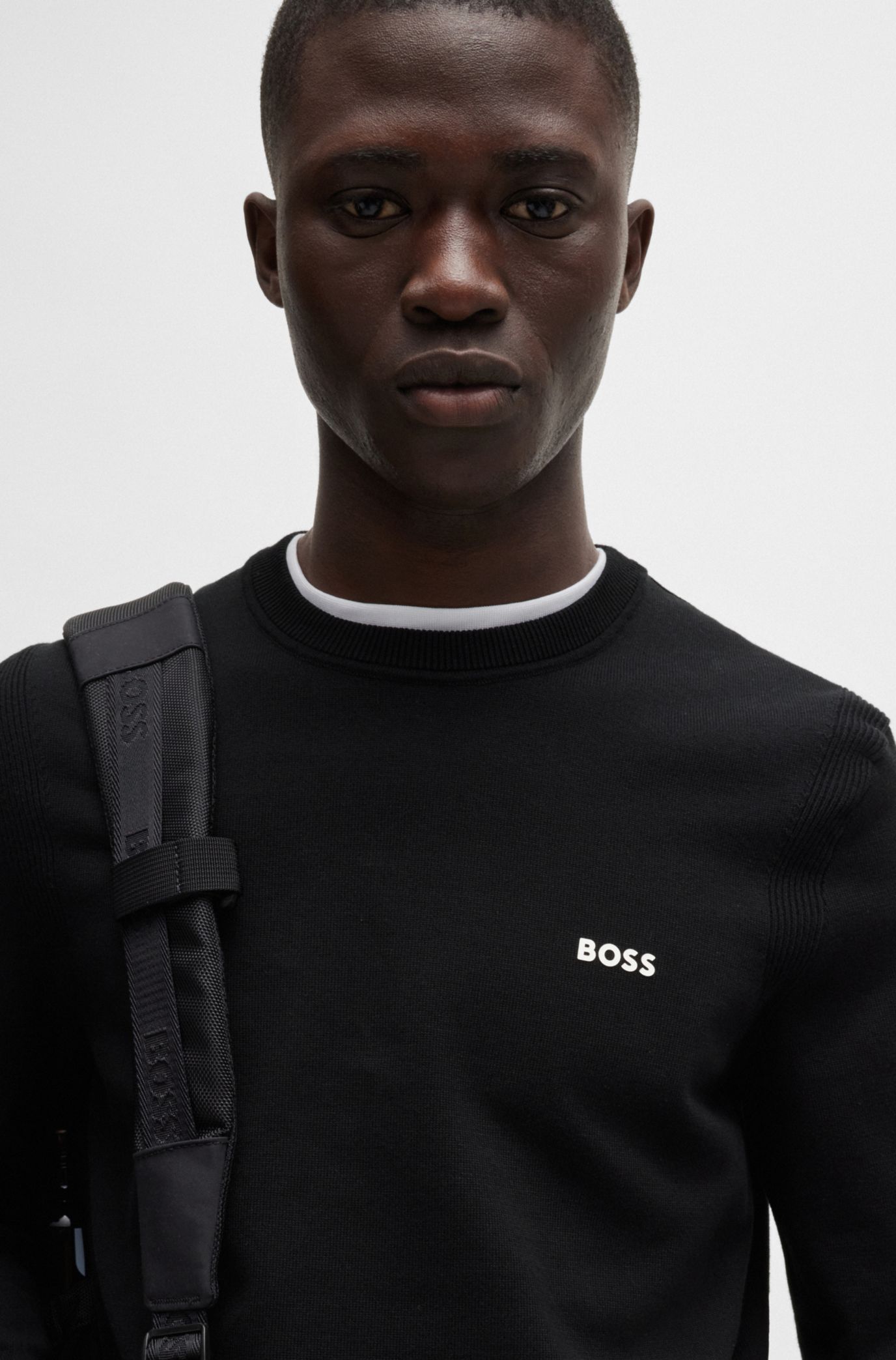 Hugo boss store jumper black