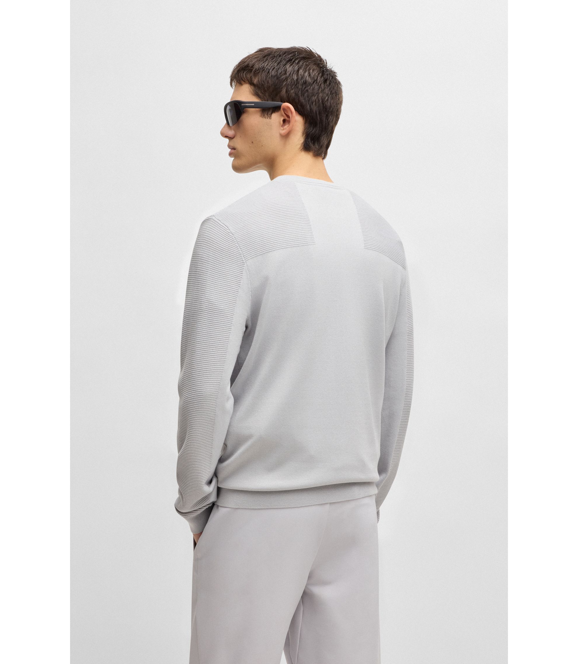 BOSS - ロゴ クルーネックセーター ドライフレックスファブリック