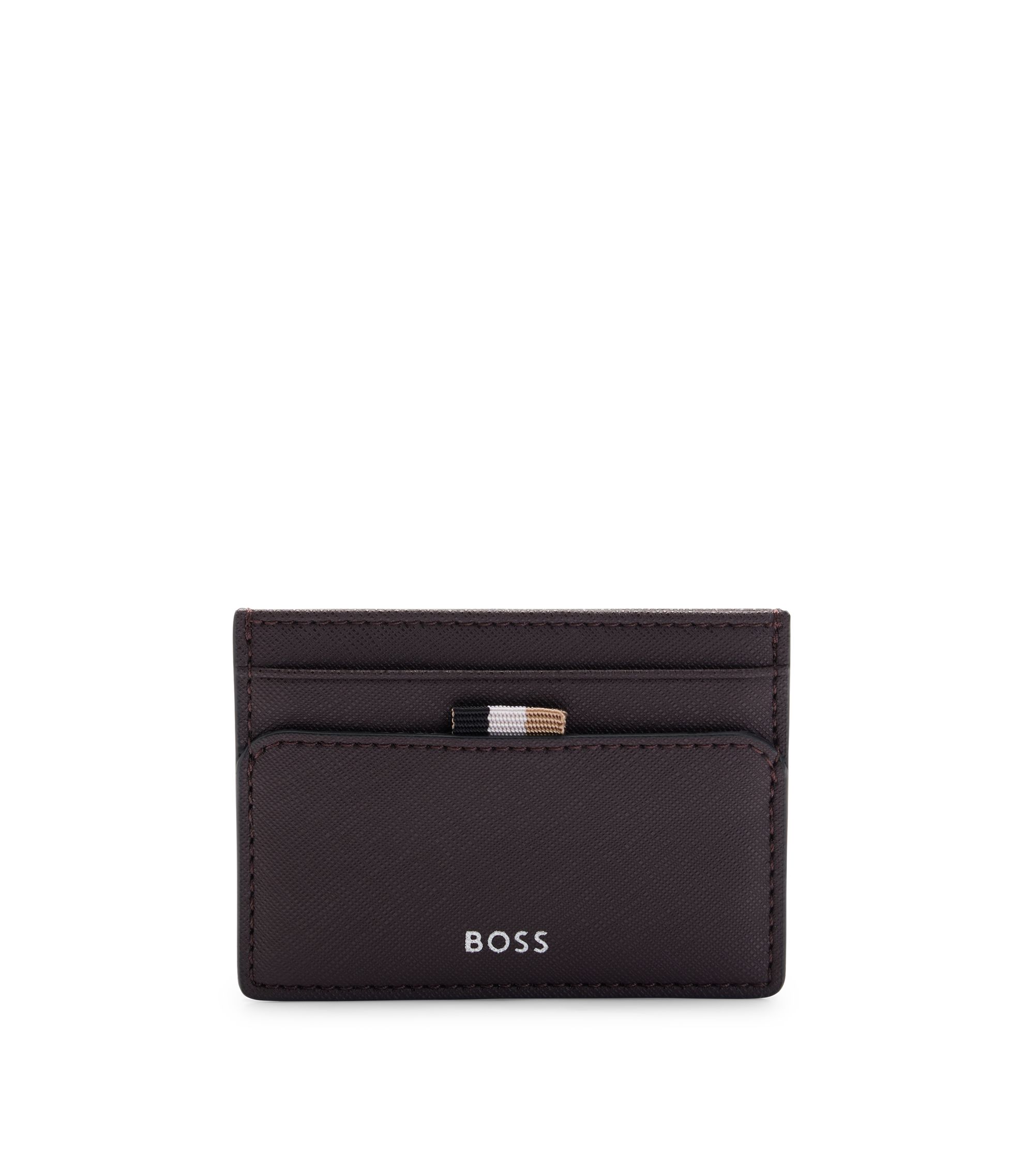 Kartenetui mit Signature-Streifen und Logo-Detail