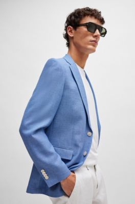 BOSS - Fein gemustertes Regular-Fit Sakko 