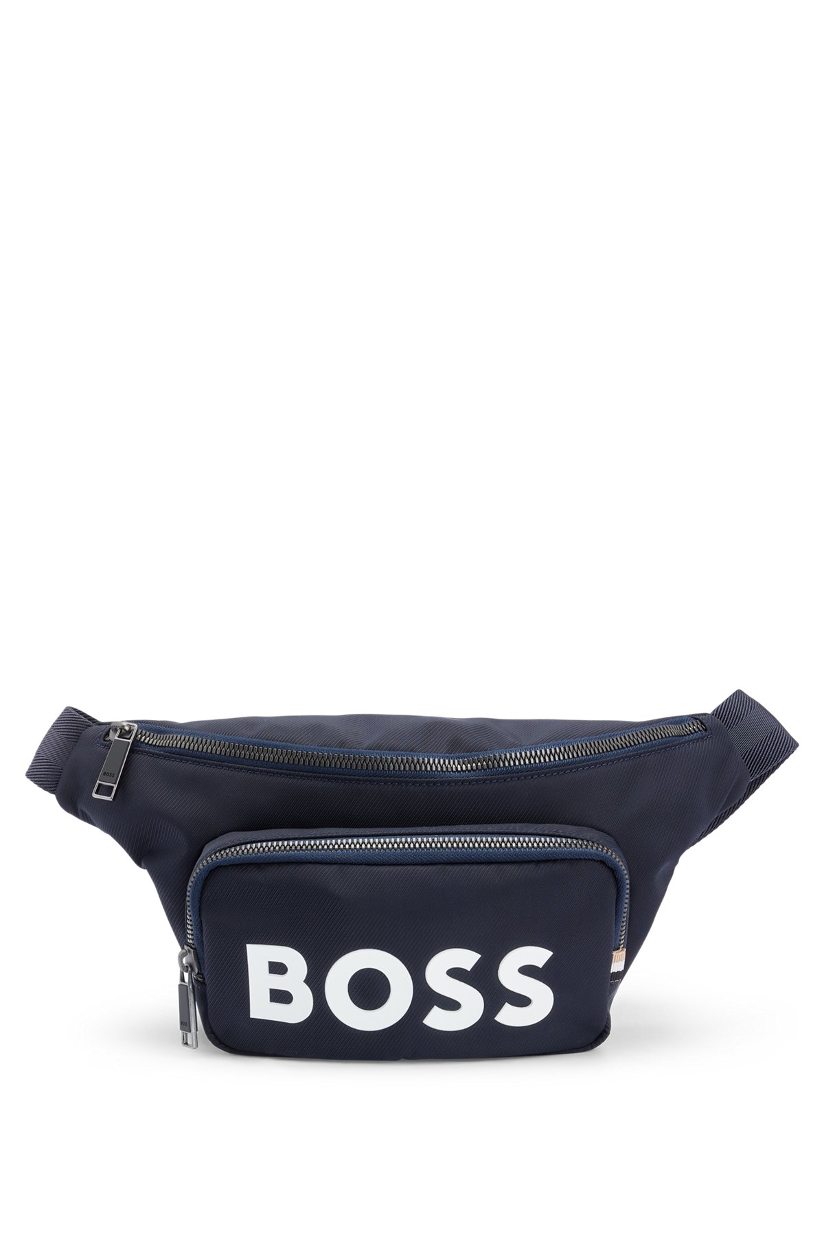 BOSS - ストラクチャードマテリアル ベルトバッグ コントラストロゴ