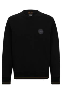 Hugo Boss Porsche X Boss Relaxed-fit Sweatshirt With Capsule Patch In ...