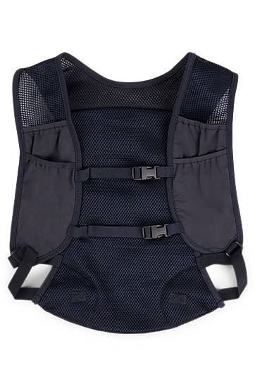 Running vest with adjustable straps and zipped pocket, Hugo boss