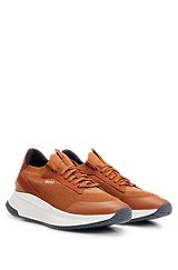TTNM EVO trainers with knitted upper, Brown