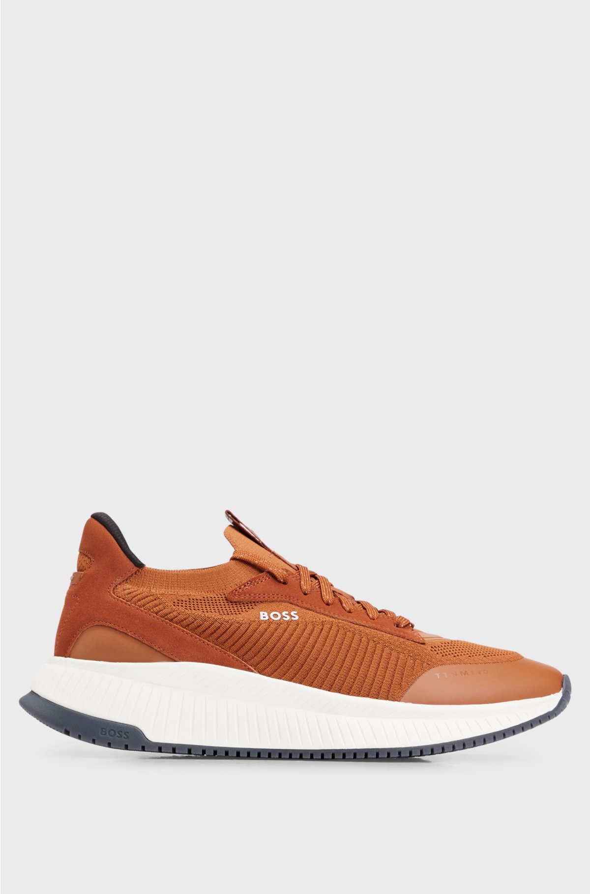 TTNM EVO trainers with knitted upper, Brown