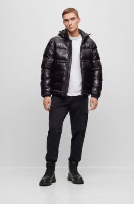 BOSS - HD 로고 프린트 릴랙스 핏 코튼 티셔츠