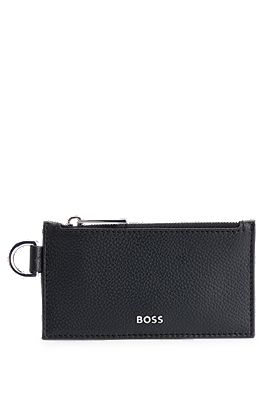 BOSS - グレインレザー コインケース レタリングロゴ