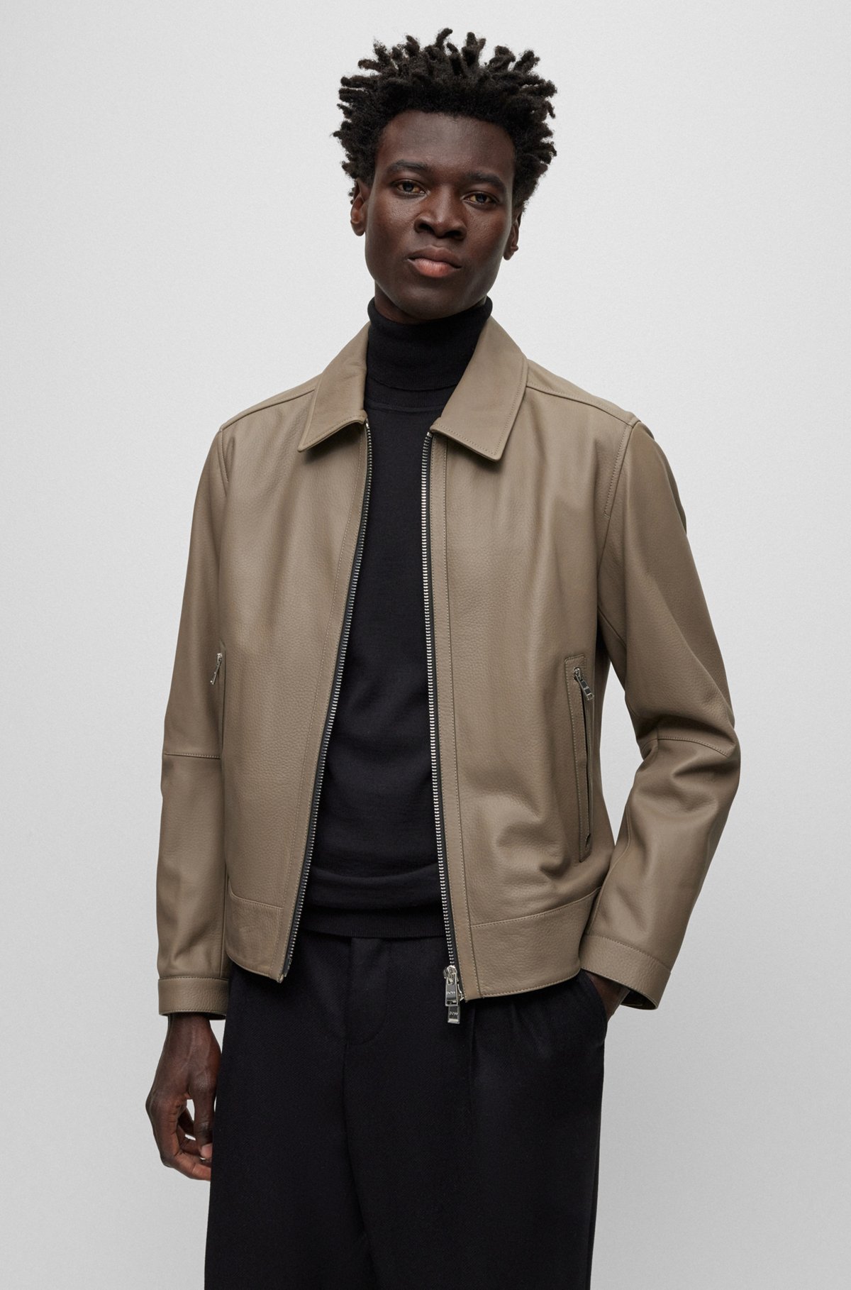 Hugo Boss Leather Jacket Shop | bellvalefarms.com