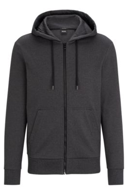 Mens grey hotsell hugo boss hoodie