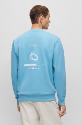 Sweatshirt BOSS Men color Blue