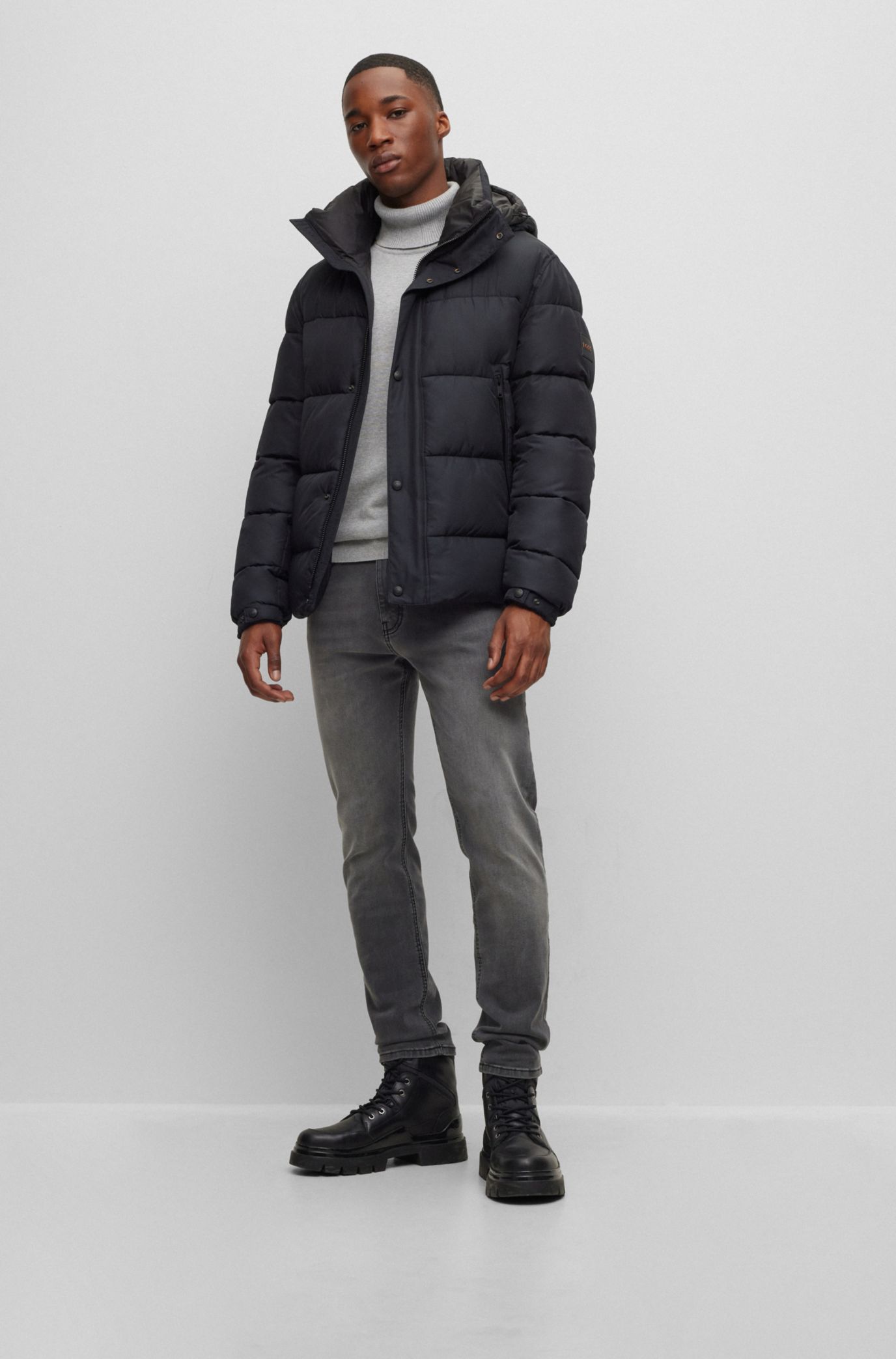 Mens hugo shop boss jacket sale