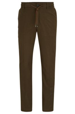 BOSS - Slim-Fit Twill-Hose aus Baumwoll-Mix 