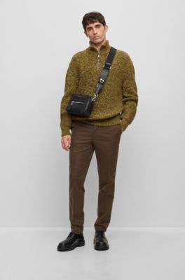 BOSS - Slim-Fit Twill-Hose aus Baumwoll-Mix 