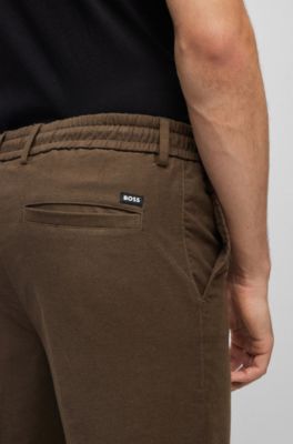 BOSS - Slim-Fit Twill-Hose aus Baumwoll-Mix 