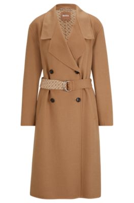 Wool sartorial jacquard Coat Monogram