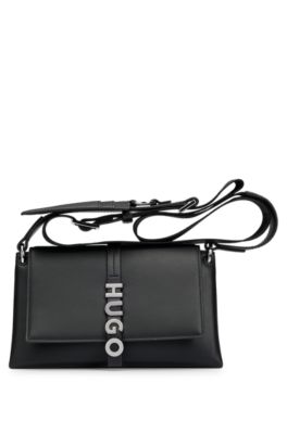 HUGO Fauxleather crossbody bag with detachable card holder
