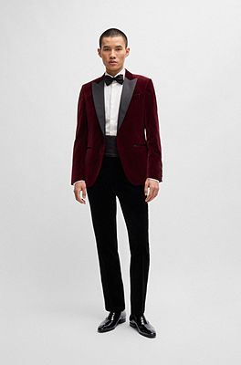 Hugo boss velvet tuxedo sales jacket